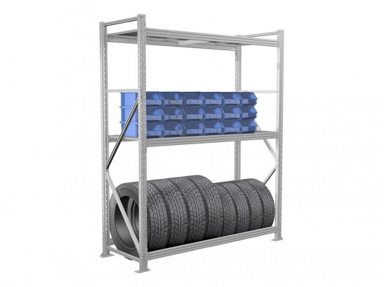 Стеллаж металлический MS PRO 250/150х60/5
